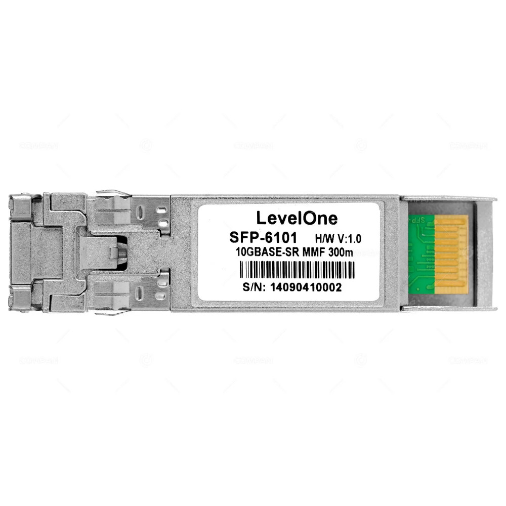 SFP-6101  LEVELONE OPTICAL TRANSCEIVER MODULE 10G SFP+ SR MMF LC 850NM 300M